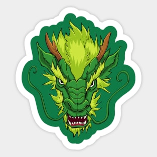 Funky Chinese Dragon Sticker